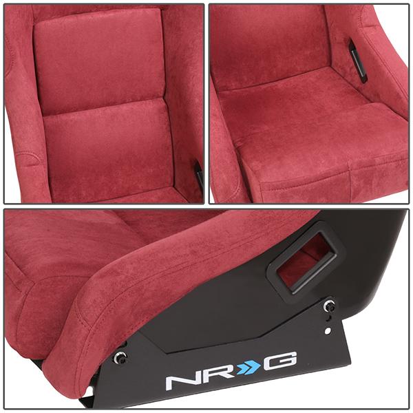 Universal Medium Size Alcantara Bucket Racing Seat Cover - 1 Piece - Premium Fit for Sports Cars & Racing Enthusiasts - Perfect for Track Days & Performance Driving