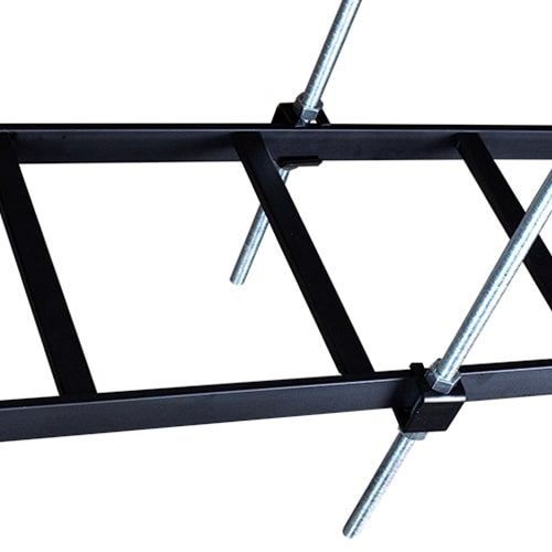 Heavy Duty Ceiling Mount Kit & Cable Ladder Rack System for Network Cabling - Perfect for Data Centers, Server Rooms & Office Cable Management