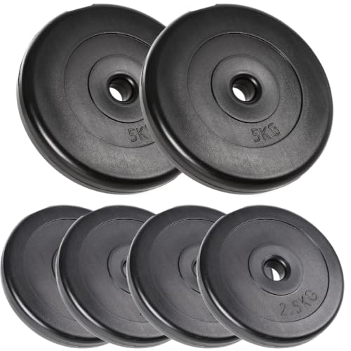 2 x 5 kg + 4 x 2.5 kg
