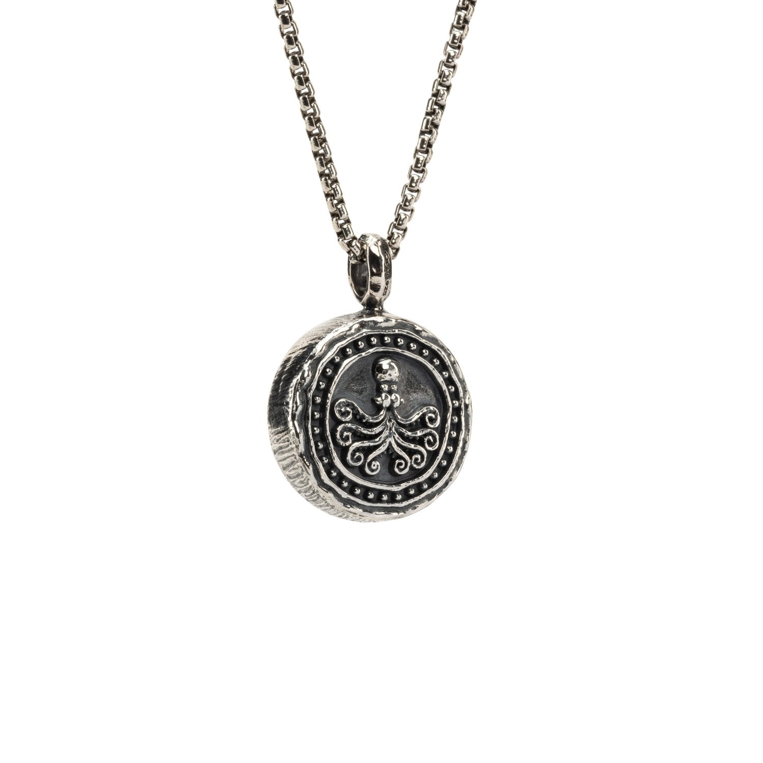 Ancient Celtic Coin Reversible Pendant - Silver & Bronze Jewelry for Men and Women | Perfect for Viking Lovers, Historical Reenactments, and Unique Gift Giving