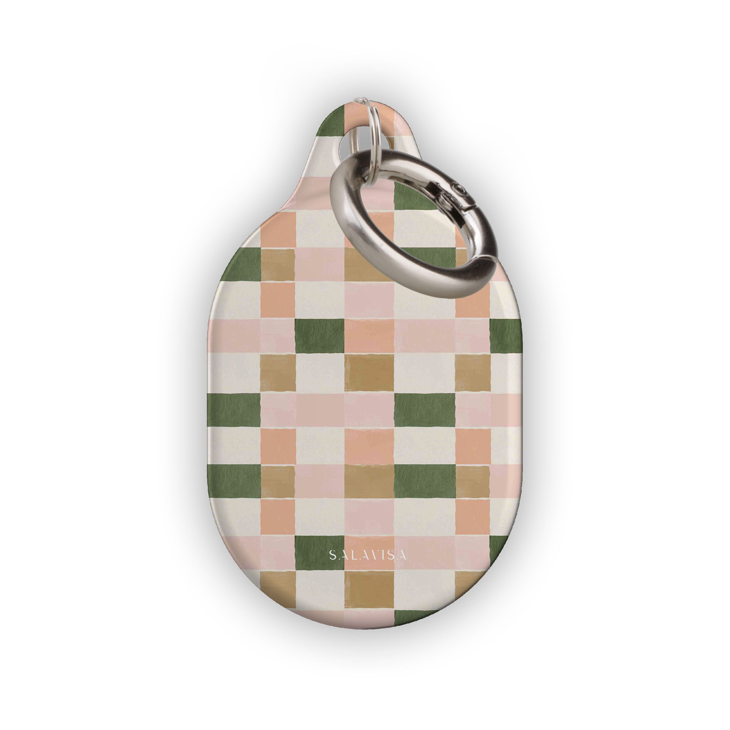 Spring Dream AirTag Holder - Premium Leather Keychain for Apple AirTag - Perfect for Keys, Bags & Travel Accessories | Durable & Stylish Tracking Device Holder