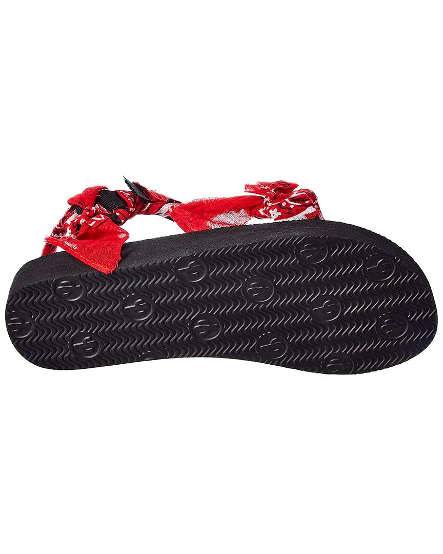 Arizona Love Women's Trekky Bandana Sandals - Comfortable Bohemian Style Summer Shoes for Beach, Music Festivals & Casual Outings