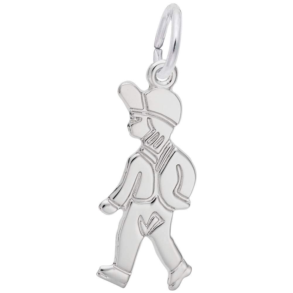 Rembrandt Engravable Walking Boy Charm - Personalized Jewelry for Bracelets & Necklaces | Perfect Gift for Birthdays, Anniversaries & Special Occasions