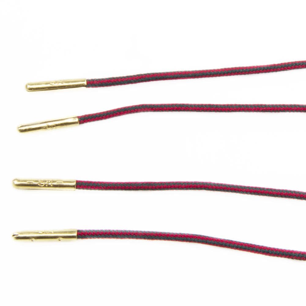 Tomi Striped Dress Shoelaces - 32 Inch/81cm Long Flat Shoelaces for Women's & Men's Dress Shoes - Perfect for Oxfords, Loafers & Formal Occasions