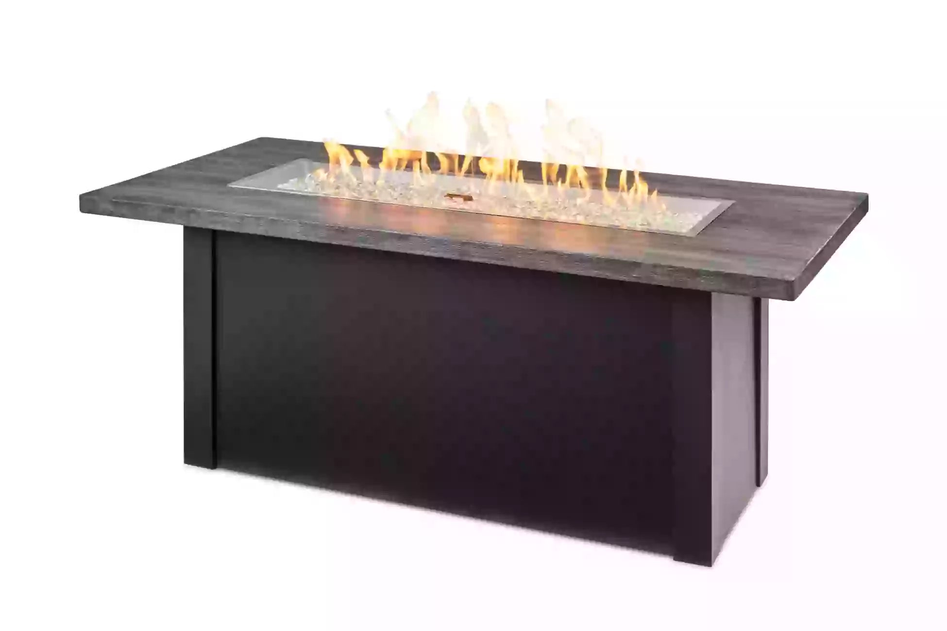 Havenwood Linear Gas Fire Pit Table - Outdoor Patio Heater with Modern Design for Backyard, Deck, and Garden - Perfect for Entertaining and Relaxing