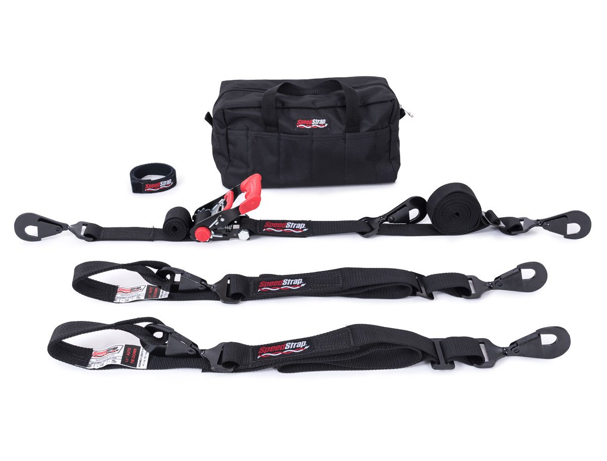 Premium UTV Tie-Down Kit - Heavy Duty Ratchet Straps for Off-Road Vehicles, ATV & Side by Side - Secure Transport & Hauling (4-Pack) - Perfect for Trailering, Camping & Outdoor Adventures
