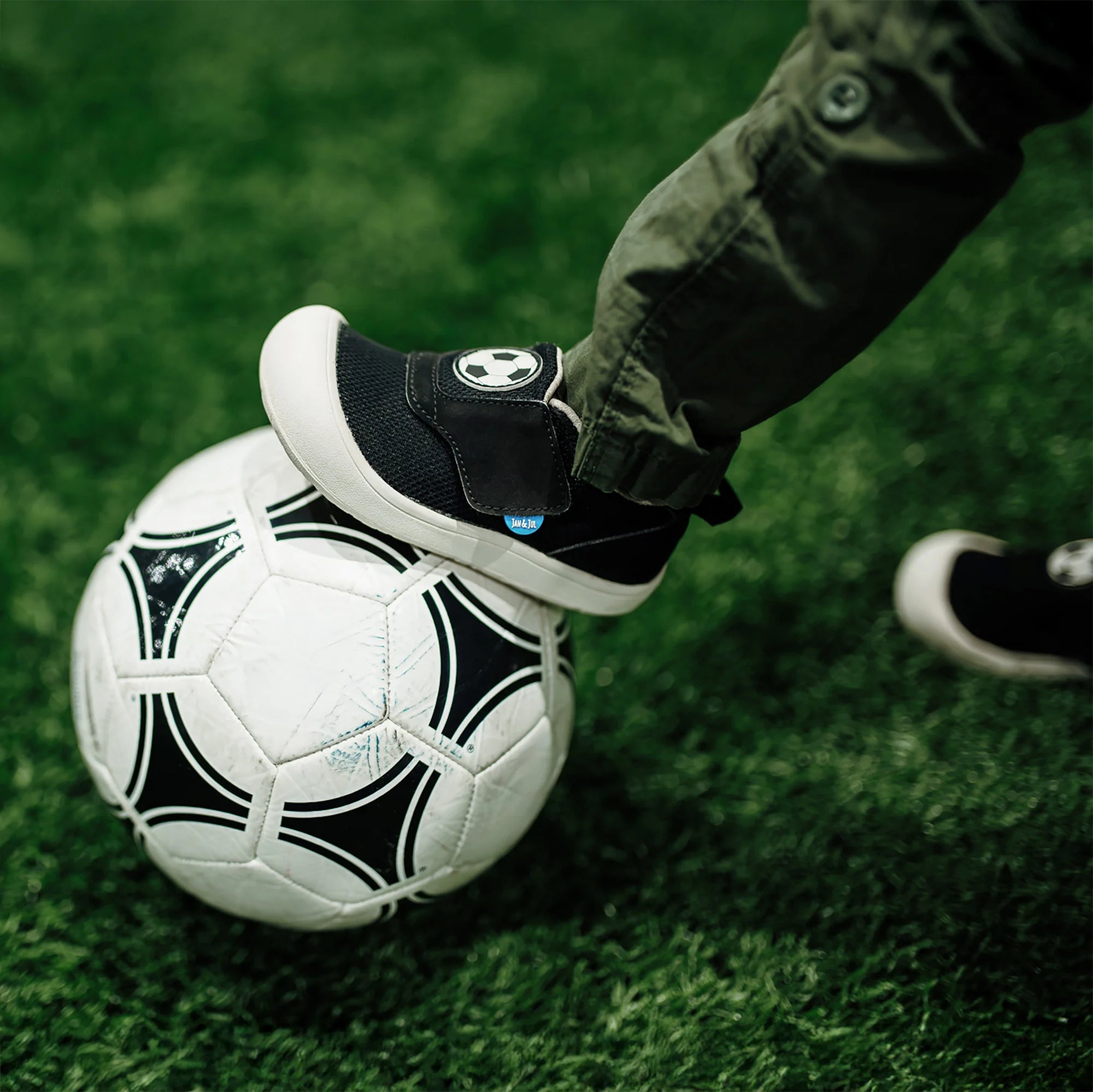 Jan & Jul Soccer Mini Flyer Toddler Sneakers - Lightweight Breathable Kids Soccer Shoes for Boys & Girls - Perfect for Indoor/Outdoor Play, Preschool & Daycare Activities
