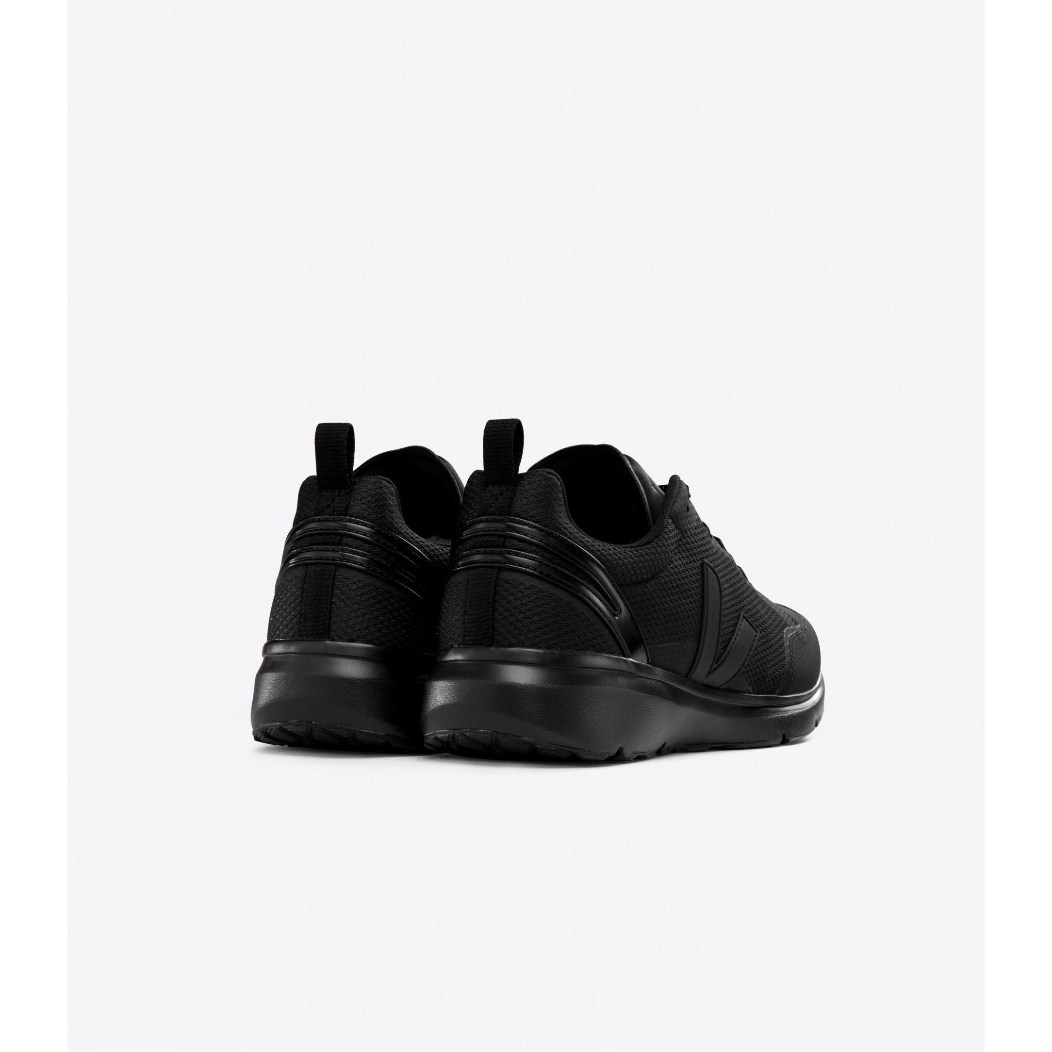 Veja Men's Condor 2 Alveomesh Sneakers - Full Black Vegan Leather Shoes for Casual Wear & Sustainable Fashion