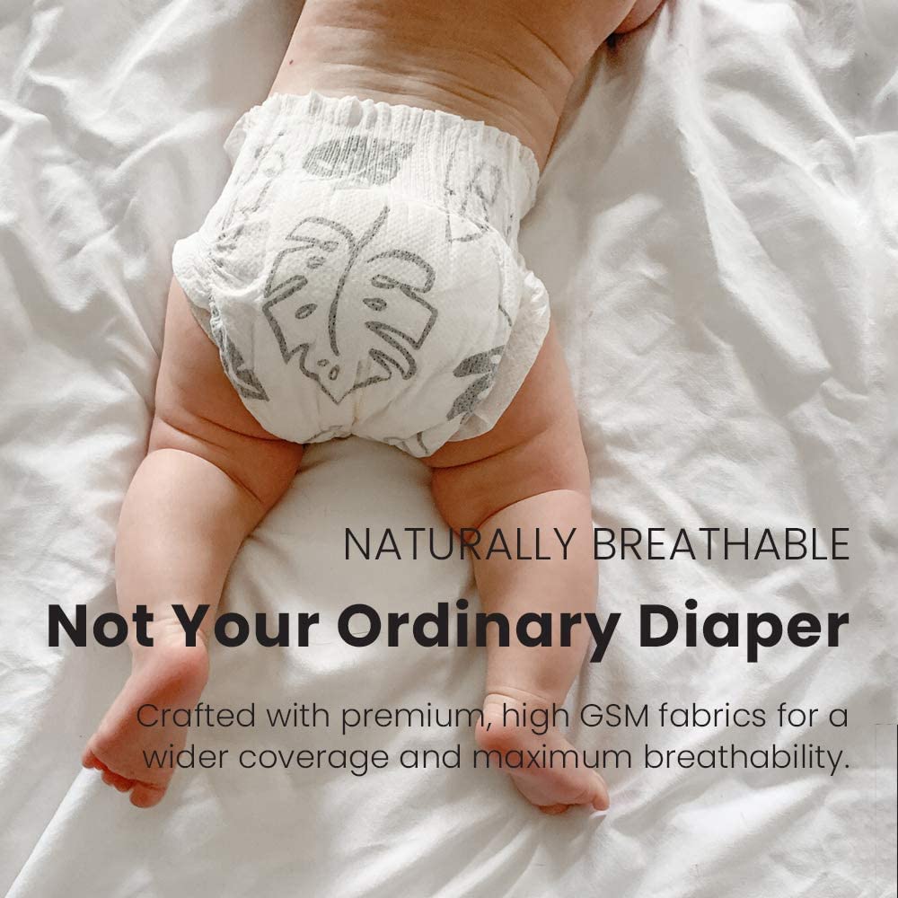PARASOL Clear+Dry Disposable Diapers for Babies | Size 5 (26+ lbs) 96 Count | RashShield Protection, Leakproof & Hypoallergenic | Perfect for Overnight Use, Travel & Daycare