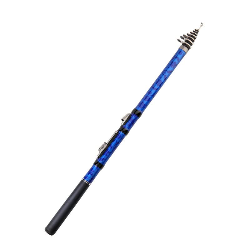 Carbon Fiber Telescopic Fishing Rod 1.5m-3.0m with Ceramic Guide Rings - Portable Travel Fishing Pole for Saltwater & Freshwater - Ideal for Rock Fishing, Beach, Boat & Travel Adventures