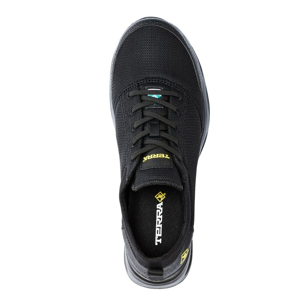 **Terra Litescape Unisex TR0A4NSKBLK Composite Toe Athletic Safety Shoes - Black - Lightweight Work Shoes for Construction, Warehouse & Industrial Use**
