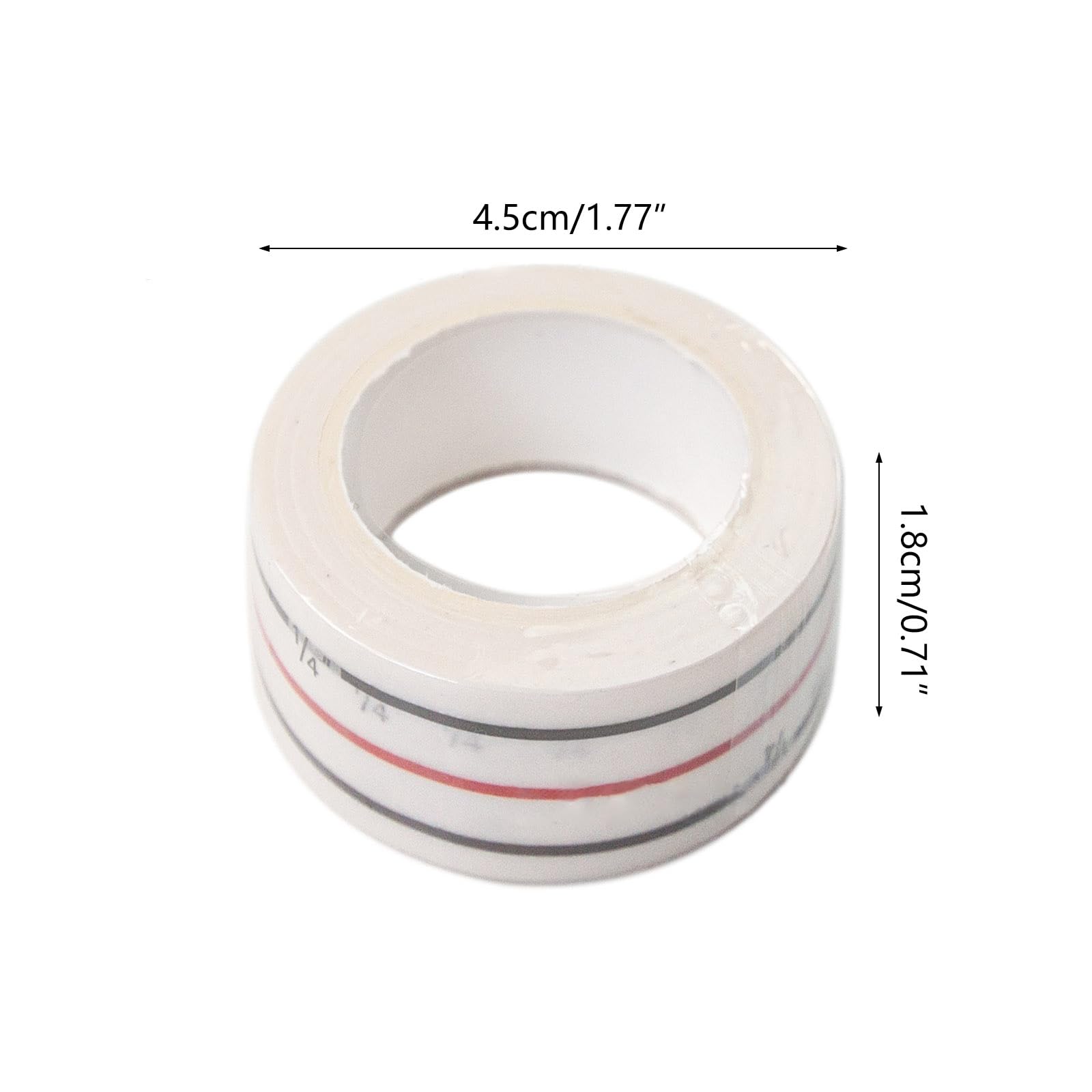 Waterproof Diagonal Seam Tape - 1/4 Inch Sewing Machine Basting Tape & Seam Guide - Perfect for Quilting, Garment Making & DIY Sewing Projects