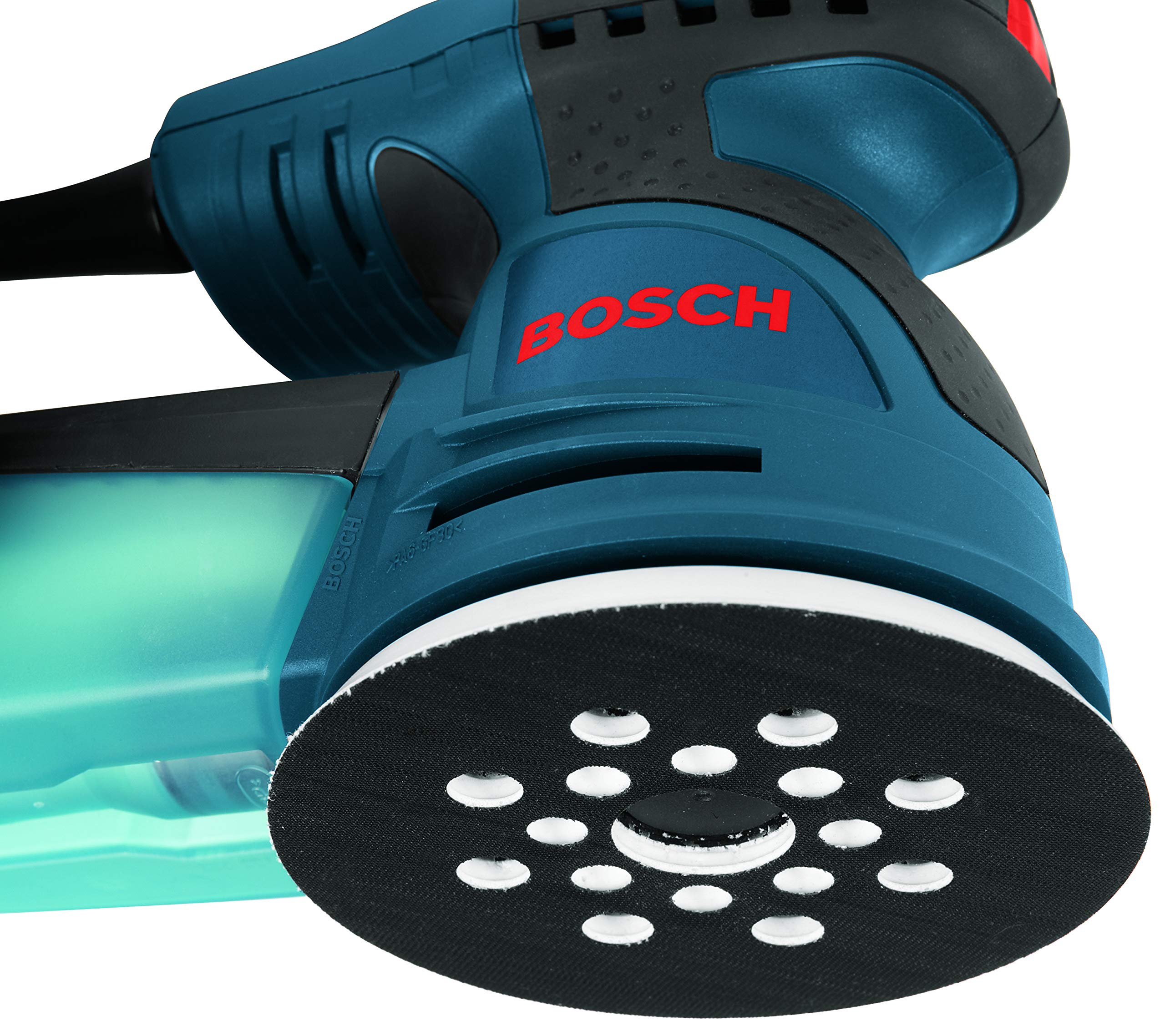BOSCH ROS20VSK 2.5 Amp 5-Inch Corded Variable Speed Random Orbital Sander & Polisher Kit with Dust Collector & Hard Case - Perfect for Woodworking, Furniture Refinishing, and DIY Home Projects