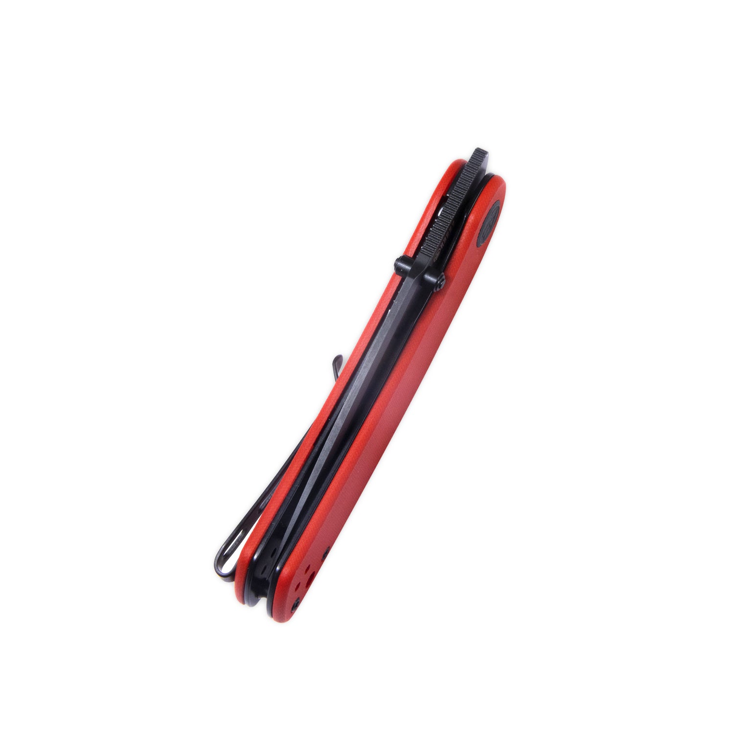 Momentum Sherif Manganas Folding Knife - Red G10 Handle, 3.43