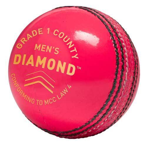 Gunn & Moore Diamond Cricket Ball - Premium Leather Cricket Ball for Practice & Matches - Perfect for Training, Club Games & Competitive Play