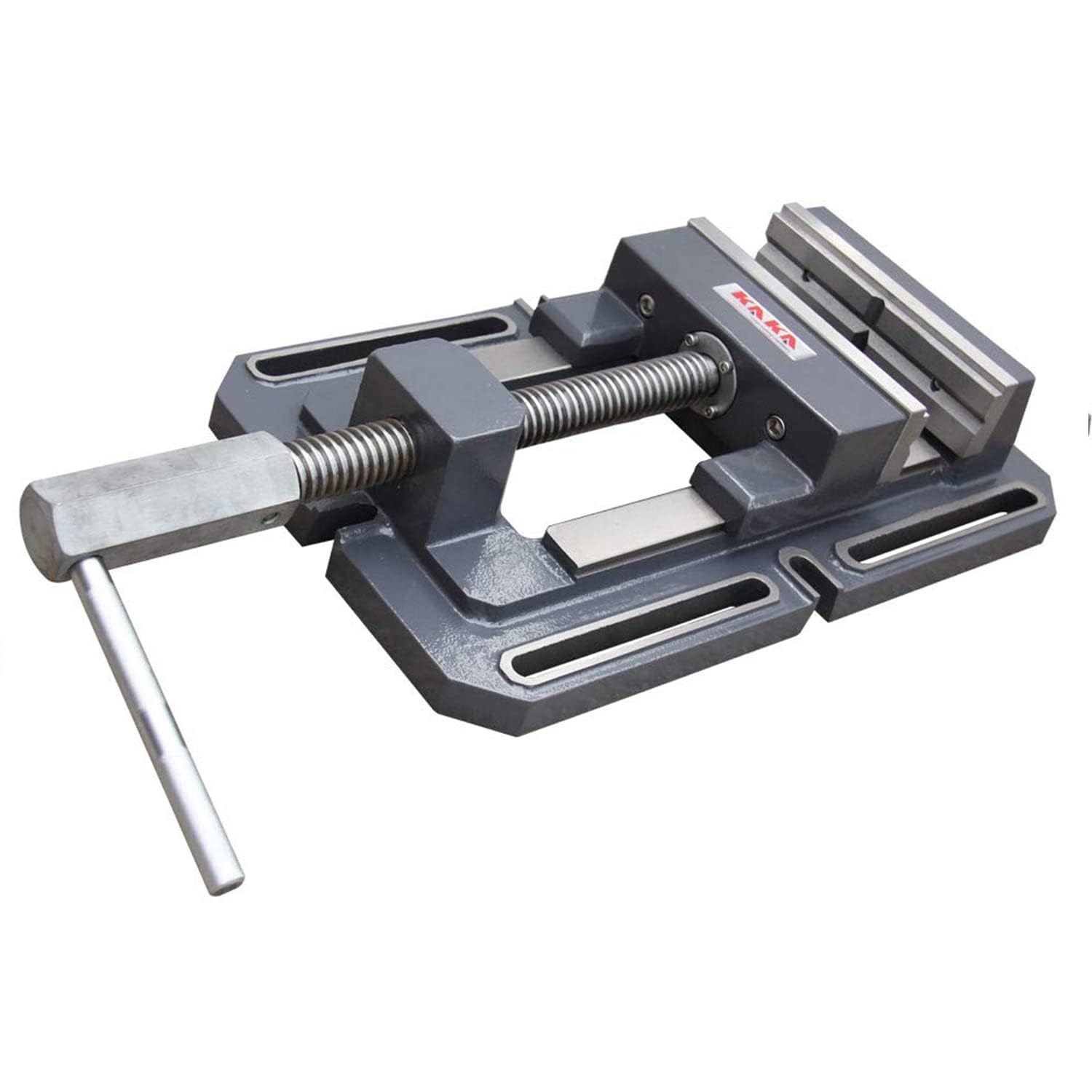 KAKA INDUSTRIAL TSL-200 8-Inch Low-Profile Drill Press Vise - Heavy Duty Metal Milling Vice for Precision Drilling & Woodworking - Perfect for Workshop, DIY Projects & Metal Fabrication