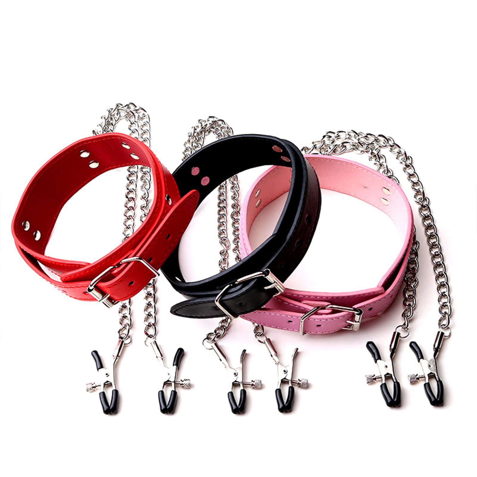 Stainless Steel Non-Piercing Body Chains with Adjustable Choker & Clips - Elegant Body Jewelry Gift for Women, Perfect for Music Festivals, Beach Parties & Boudoir Photography