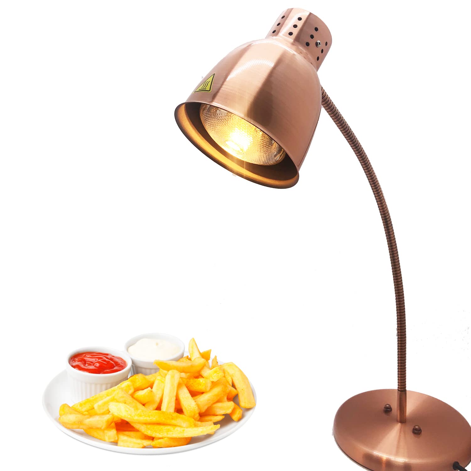Infrared Food Warmer Lamp 250W - Countertop Heating for Restaurants & Buffets