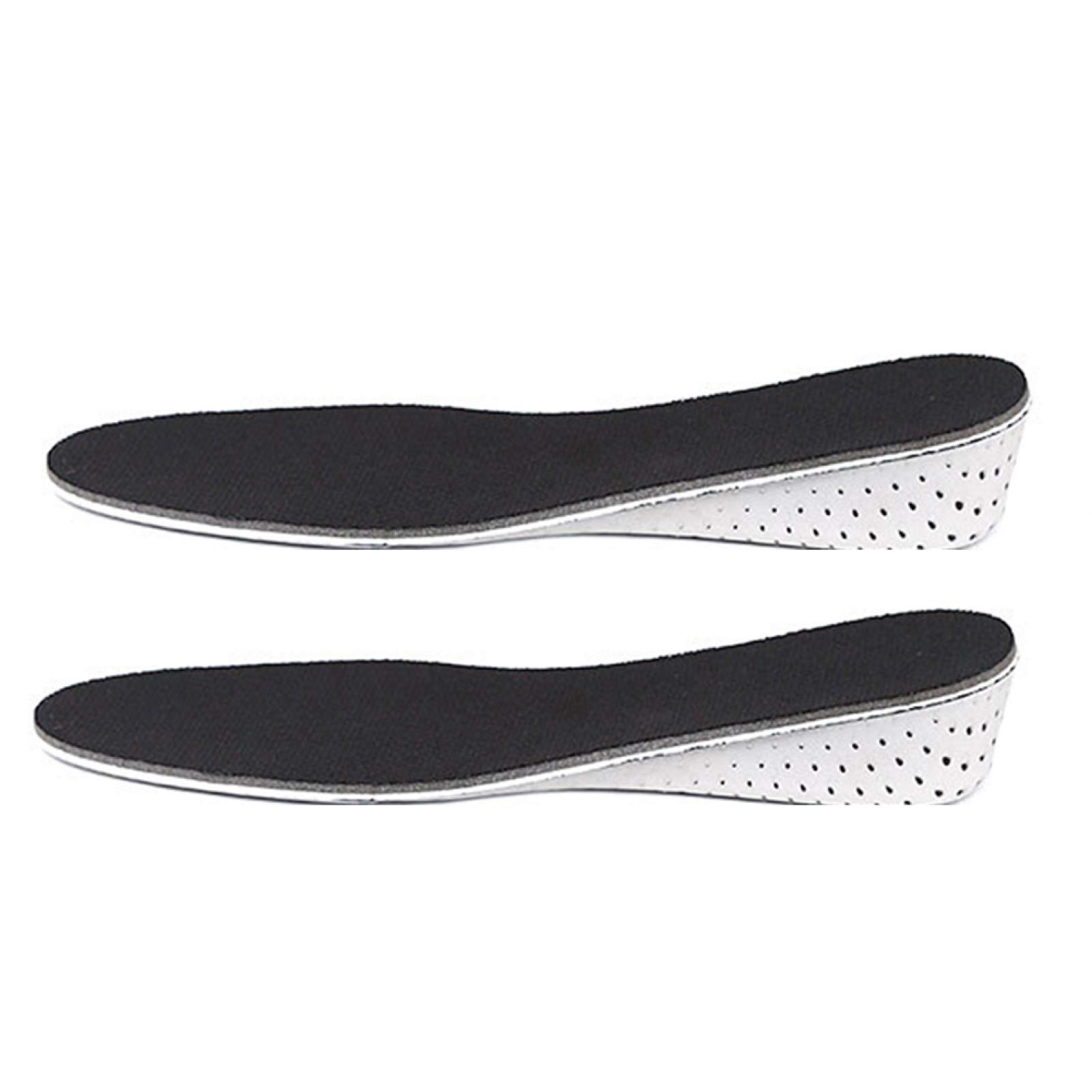 IKAXIYO Breathable Invisible Height Increase Shoe Insoles for Women & Men - Comfortable Elastic Lifting Pads for Warmth & Support - Perfect for Work, Walking & Everyday Wear