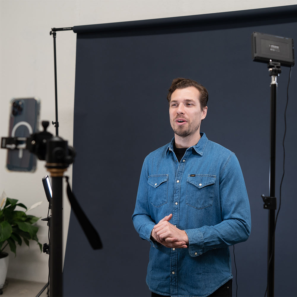 Professional Vlogging Lighting Kit - Starter Video Package for YouTube, Auditions, Self Tapes & Live Streaming | Perfect for Content Creators, Actors & Influencers