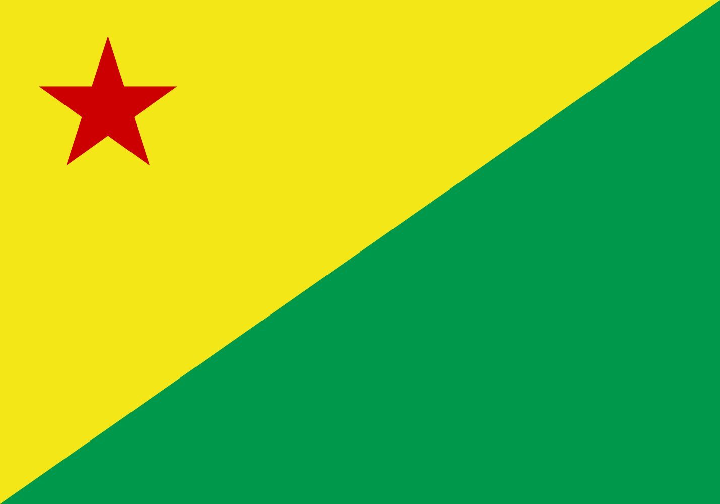 XXXL+ Acre State Flag | Large 6.7m² (72sqft) Landscape Flag | 200x335cm (6x11ft) | 100% German-Made Durable Outdoor Flag for Parades, Stadiums & Government Buildings