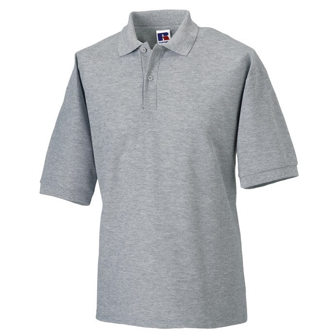 Russell Men's Classic Polycotton Polo Shirt - Comfortable & Breathable for Casual Wear, Golf & Outdoor Activities