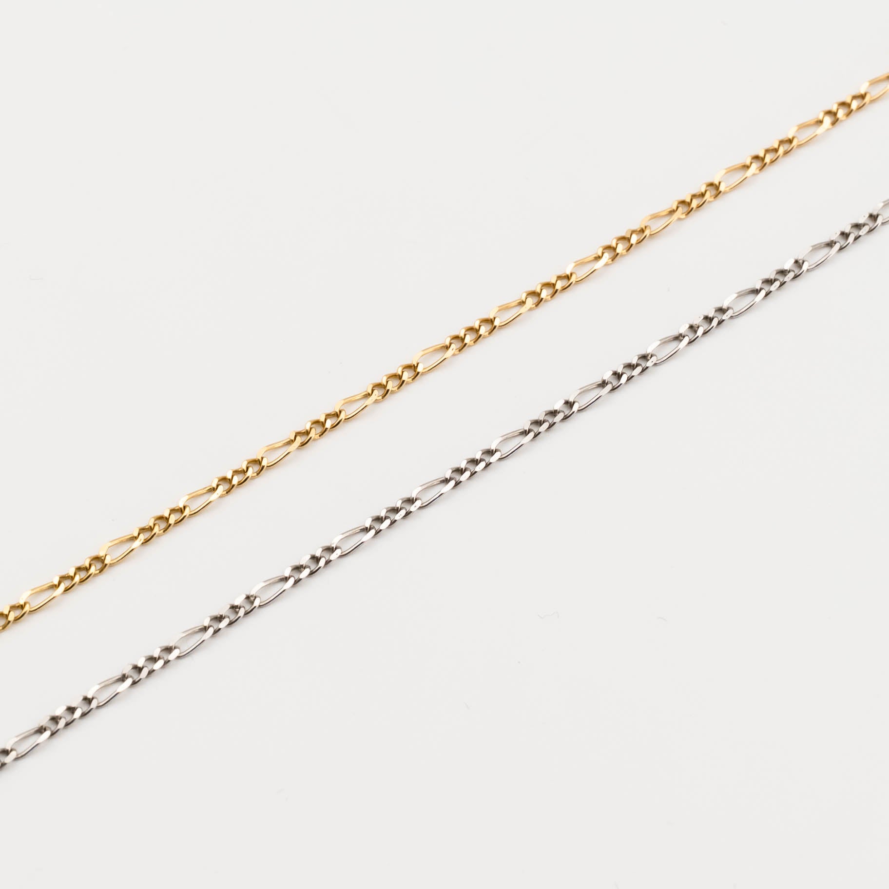 Baby Figaro Chain Bracelet for Girls - Sterling Silver or Gold Plated Cute Jewelry Gift for Infants & Toddlers - Perfect for Birthdays, Christenings & Special Occasions