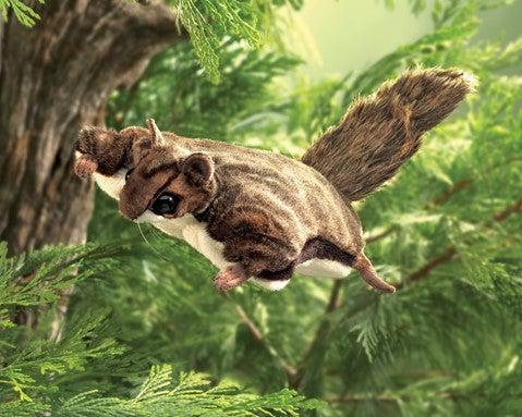 Realistic Flying Squirrel Hand Puppet - Soft Plush Animal Toy for Kids, Storytelling & Educational Play | Perfect for Classroom, Birthday Parties & Imaginative Play