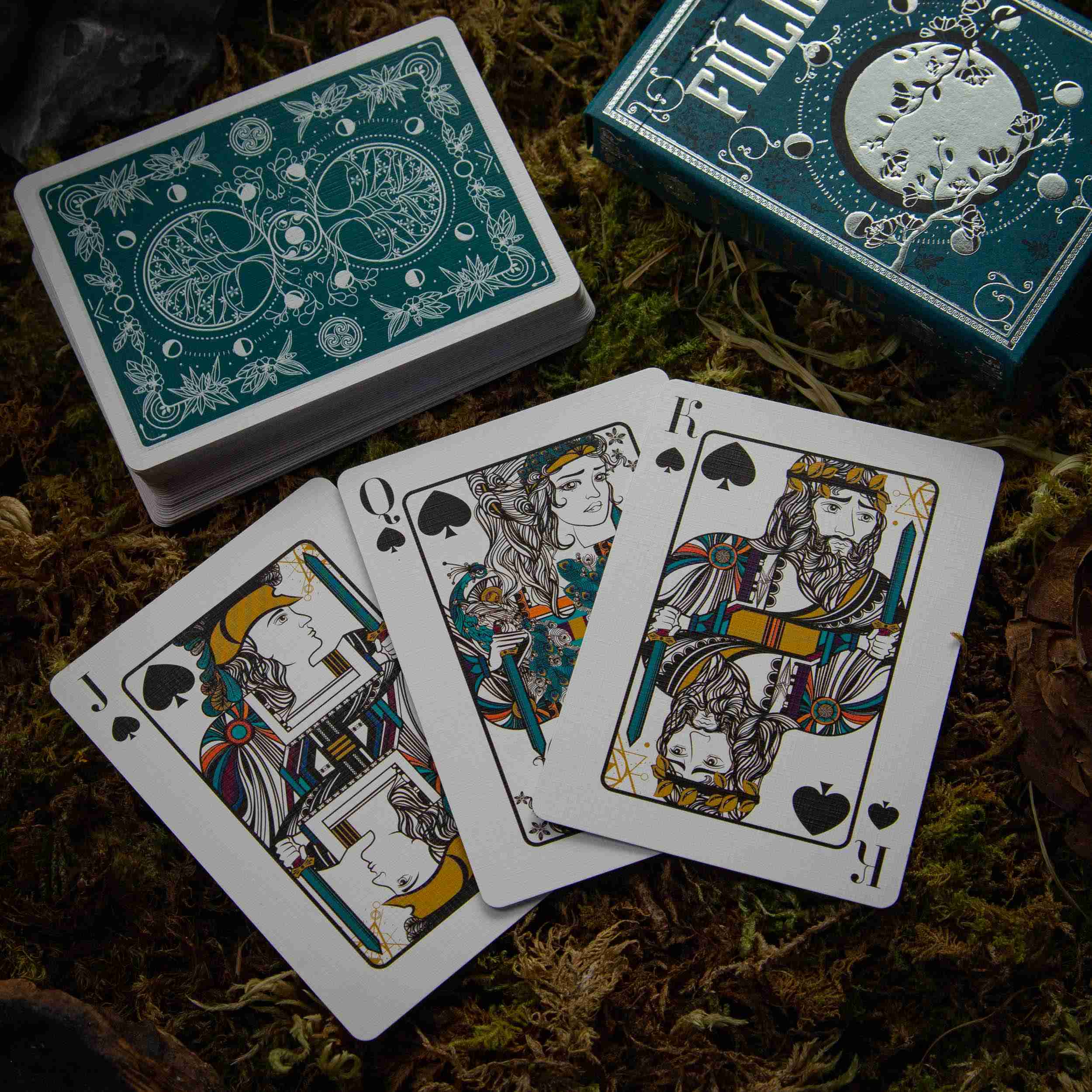 Fillide Acqua V2 Premium Playing Cards - Waterproof & Durable for Poker, Magic Tricks & Cardistry - Perfect for Outdoor, Travel & Casino Nights