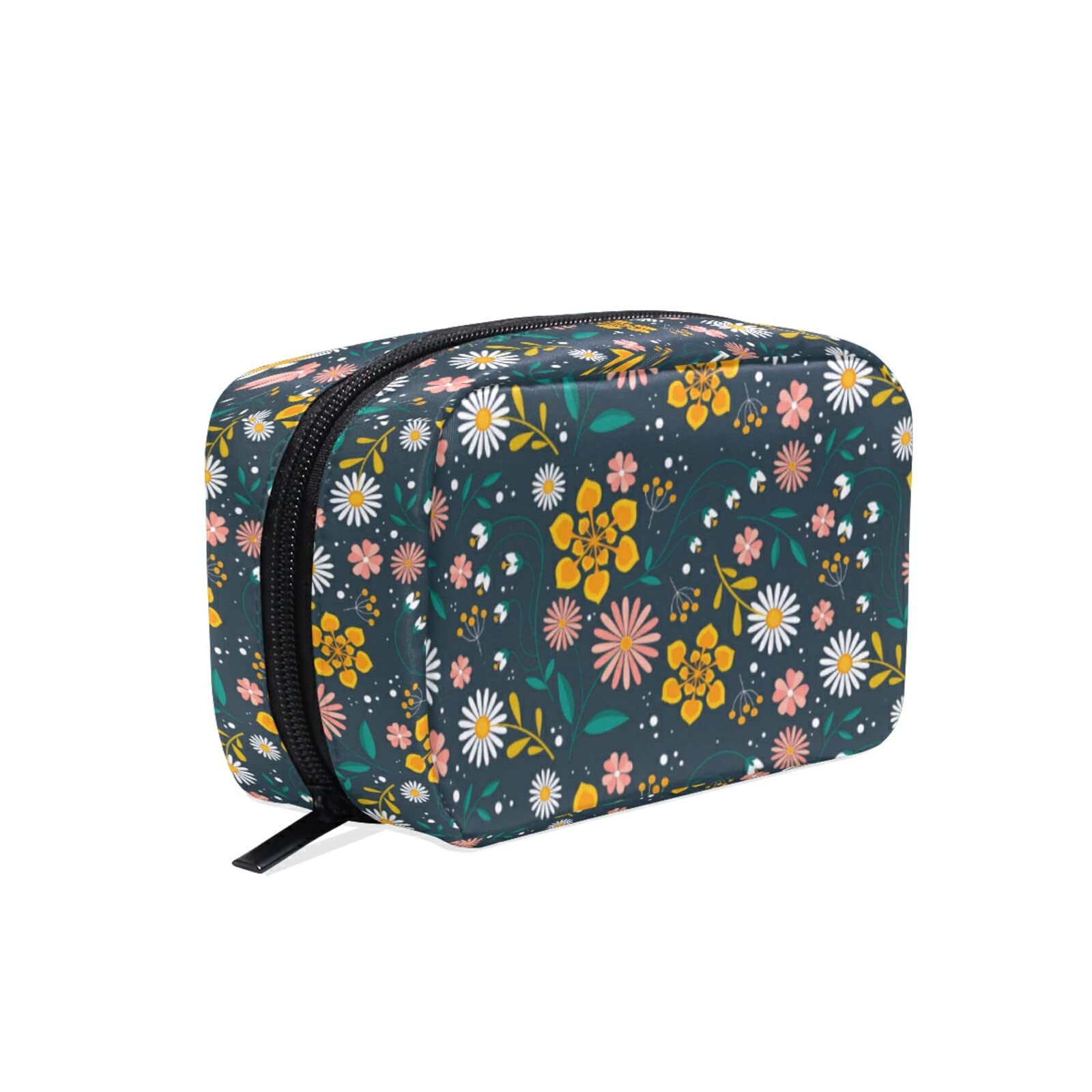 Small Travel Makeup Bag for Women - Waterproof Cosmetic Organizer with Multiple Compartments | Perfect for Toiletries, Jewelry & Travel Essentials | Ideal for Vacation, Gym & Daily Use