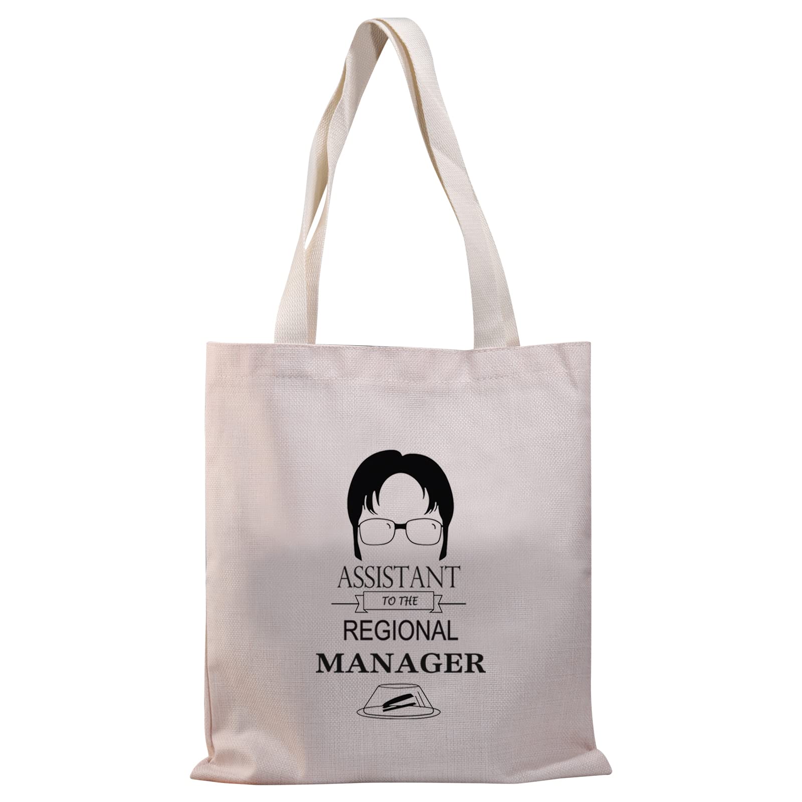 Funny The Office TV Show Inspired Tote Bag - Assistant to The Regional Manager Gift for Fans - Perfect for Work, School, and Shopping