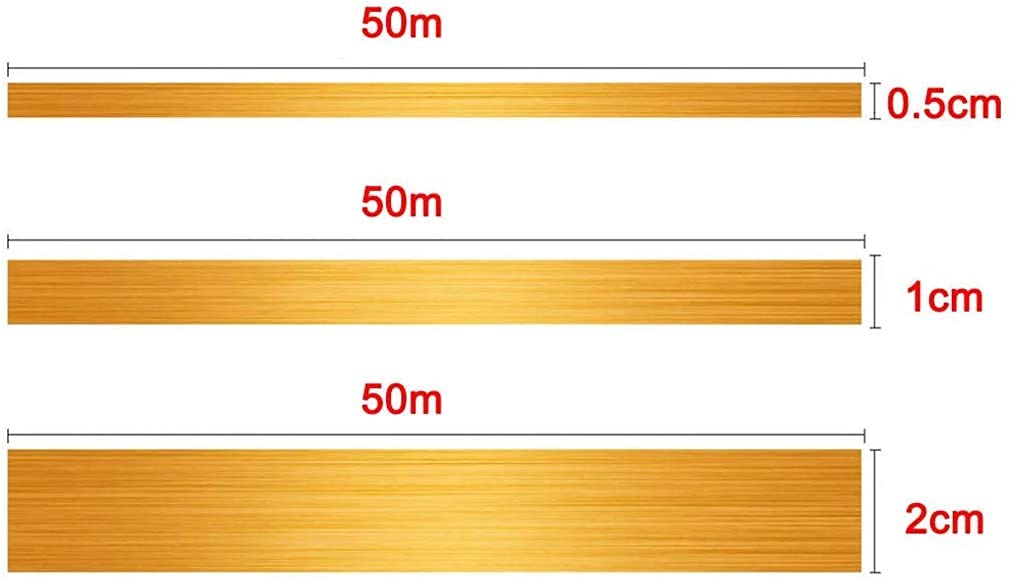 Premium Self-Adhesive Ceramic Tile Gap Sealing Tape - 50M Gold Foil Strip for Floor & Wall Tiles | Perfect for Bathroom, Kitchen & Home Renovation Projects