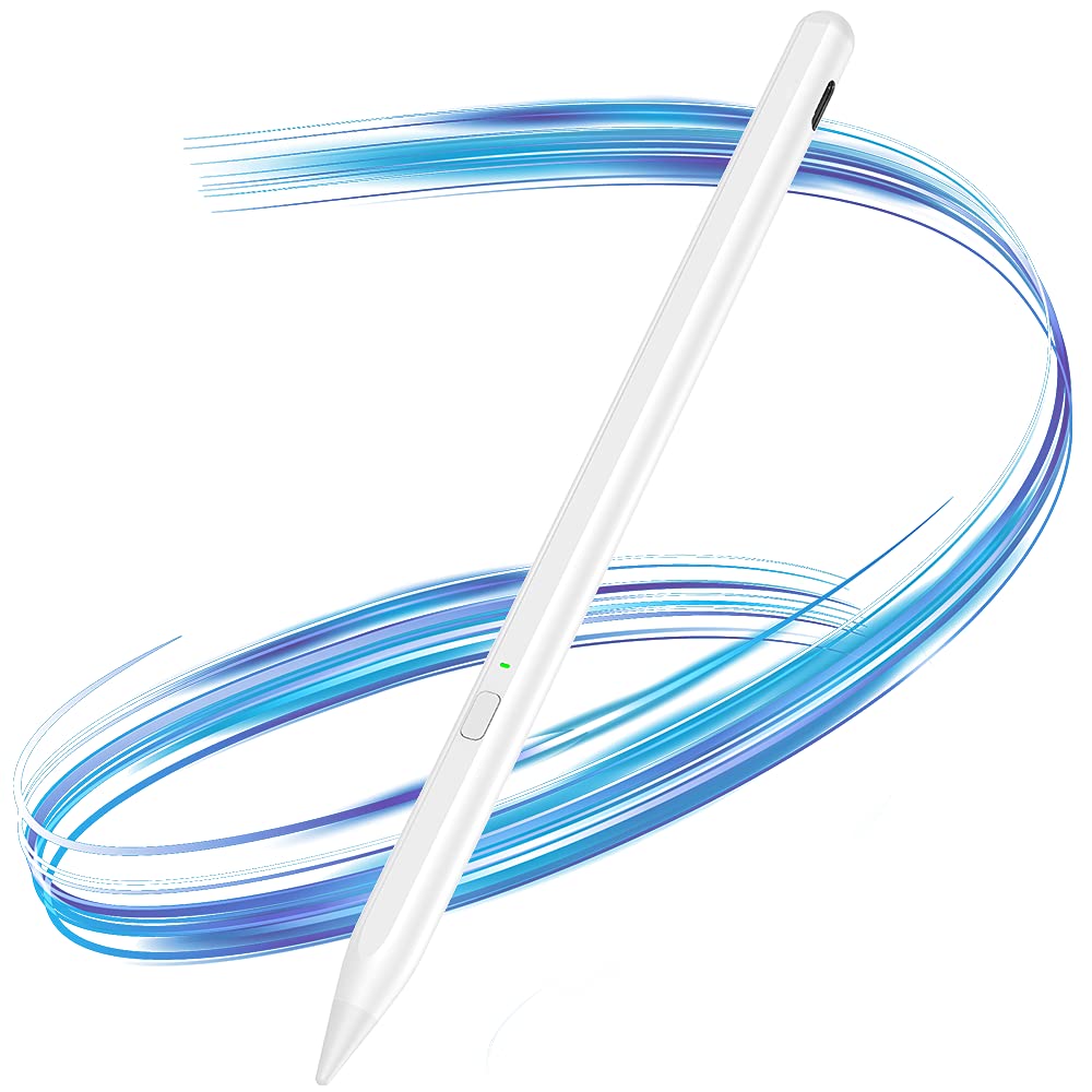 Rechargeable Magnetic Stylus Pen for iPad with Tilt & Palm Rejection - Compatible with iPad Pro 11