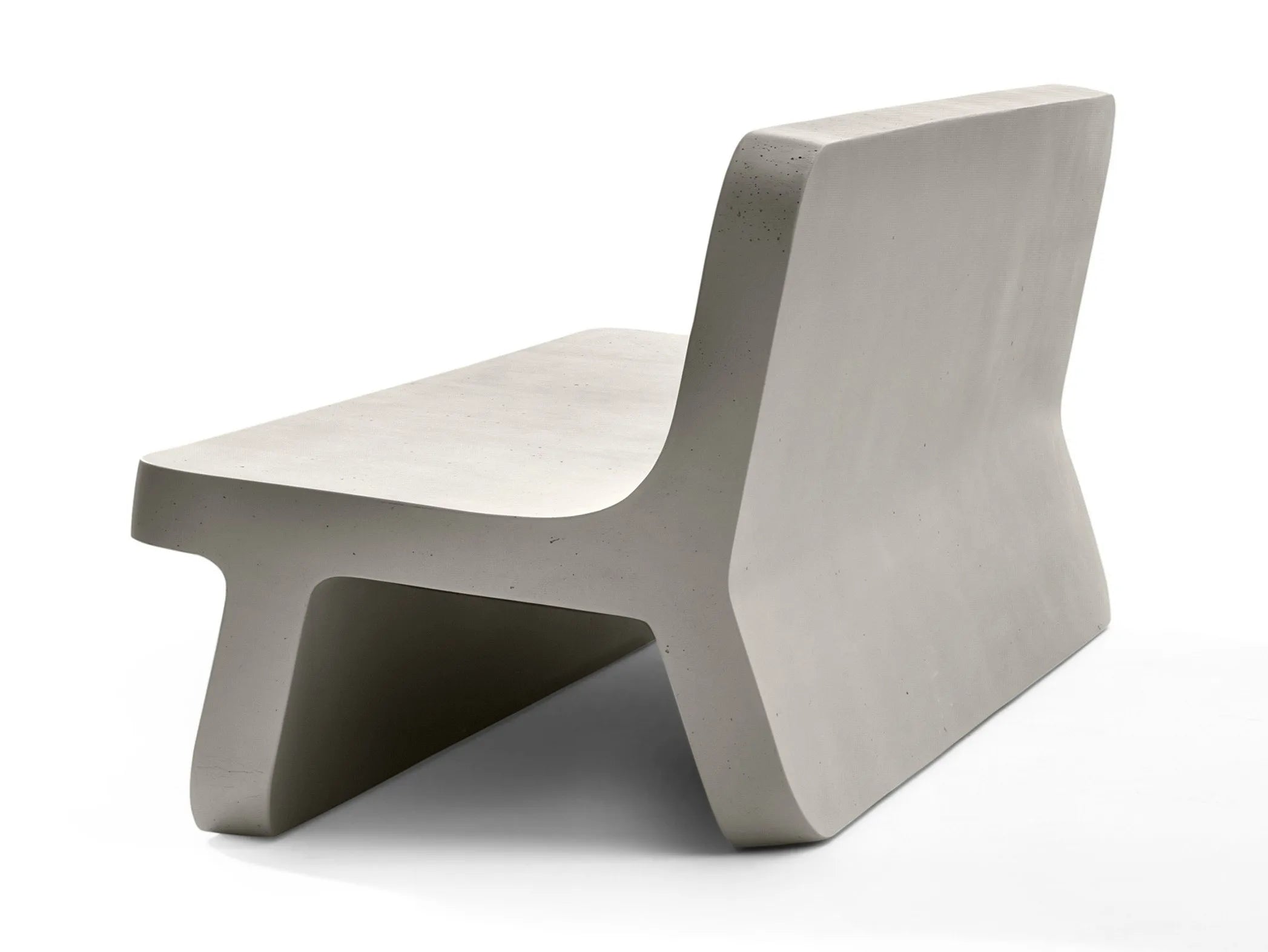 CIMENTO® Torcello Bench - Modern Outdoor Garden Bench for Patio, Backyard, and Lawn - Durable Weather-Resistant Design for Relaxing and Entertaining