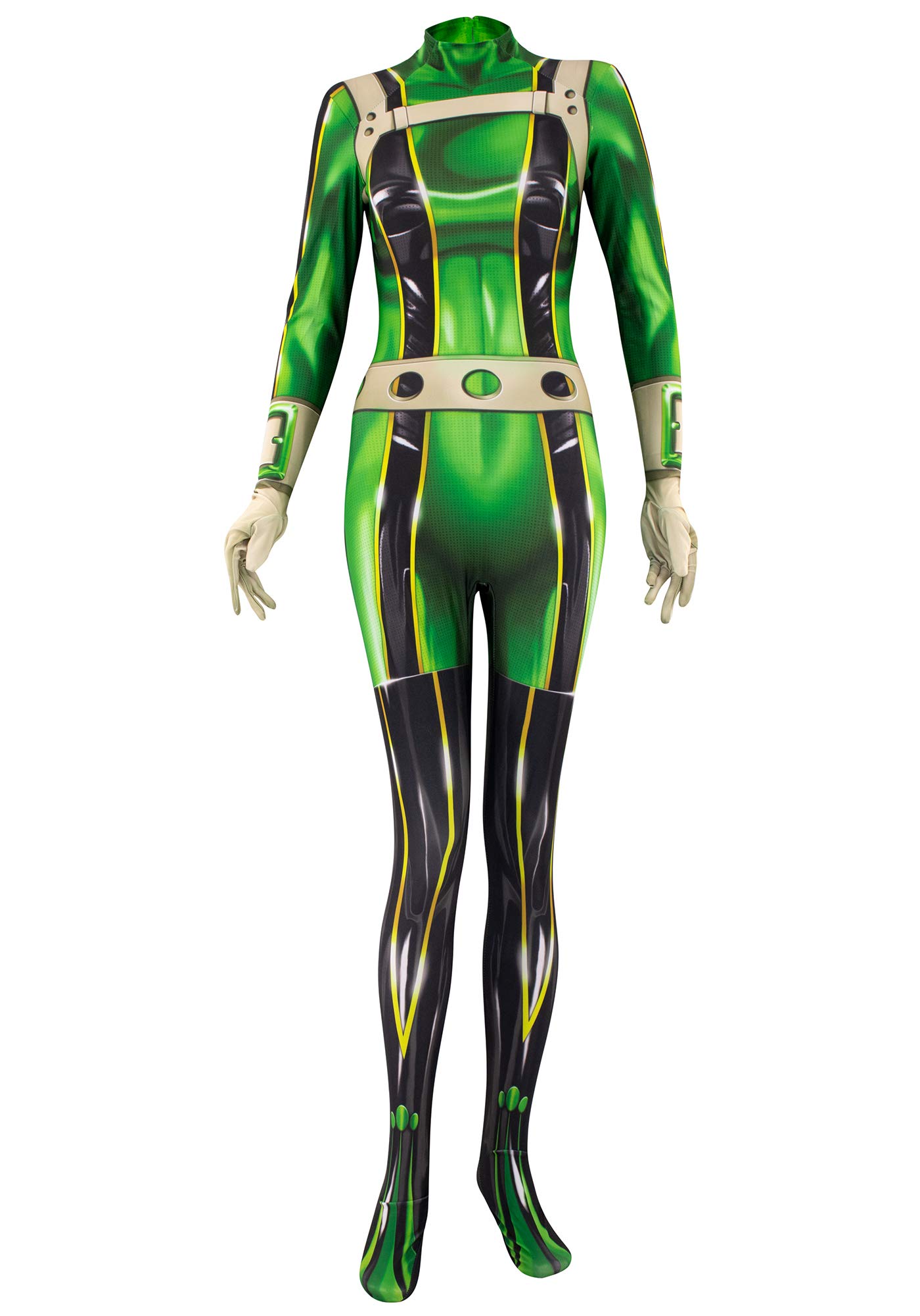 Green Women's Bodysuit Cosplay Costume - Sexy Jumpsuit for Halloween, Anime Conventions & Themed Parties | C-ZOFEK
