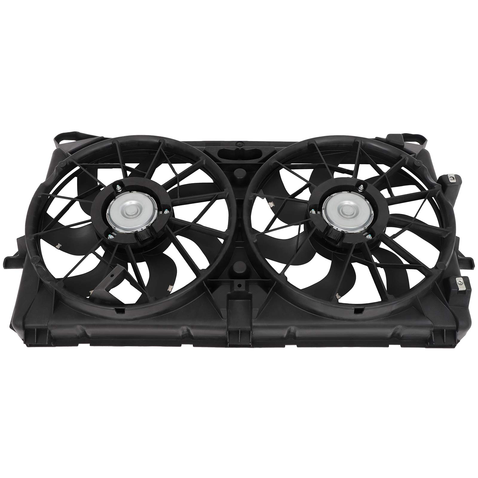 High-Performance Radiator Cooling Fan & Condenser Kit - Compatible with 2007-2013 Chevy Avalanche 5.3L/6.0L, 2009-2013 Silverado 1500 6.2L, 2007-2013 GMC Sierra 1500 6.0L, 2007-2014 Yukon 5.3L (Part# 620-654) - Perfect for Engine Cooling & Overheating Prevention