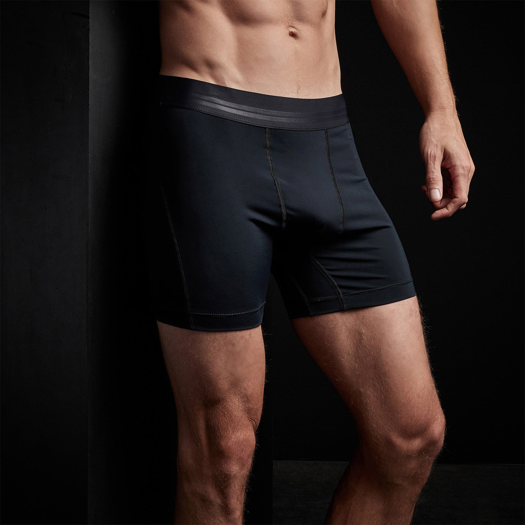 Men's Breathable Sport Boxer Shorts - Comfortable & Moisture-Wicking Underwear for Gym, Running & Daily Wear - Black