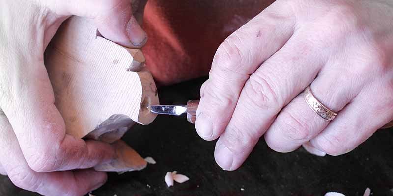 STRING BEANER Small Detail Carving Knife - Precision Woodworking Tool for Miniature Carving, Whittling & Craft Projects | Perfect for DIY Art, Model Making & Hobbyists