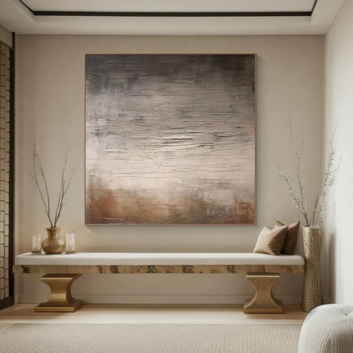 Abstract Painting #AB 421 - Modern Wall Art for Home & Office Decor - Perfect for Living Room, Bedroom or Workspace