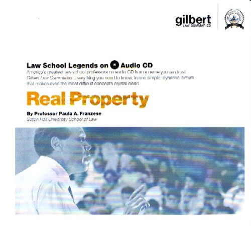 Real Property Law School Legends Audio Series - Essential Legal Study Guide for Law Students & Bar Exam Prep | Perfect for Commuting & Home Study