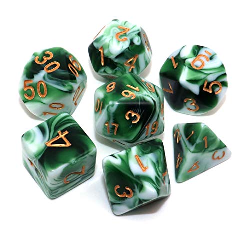Green & White Dice