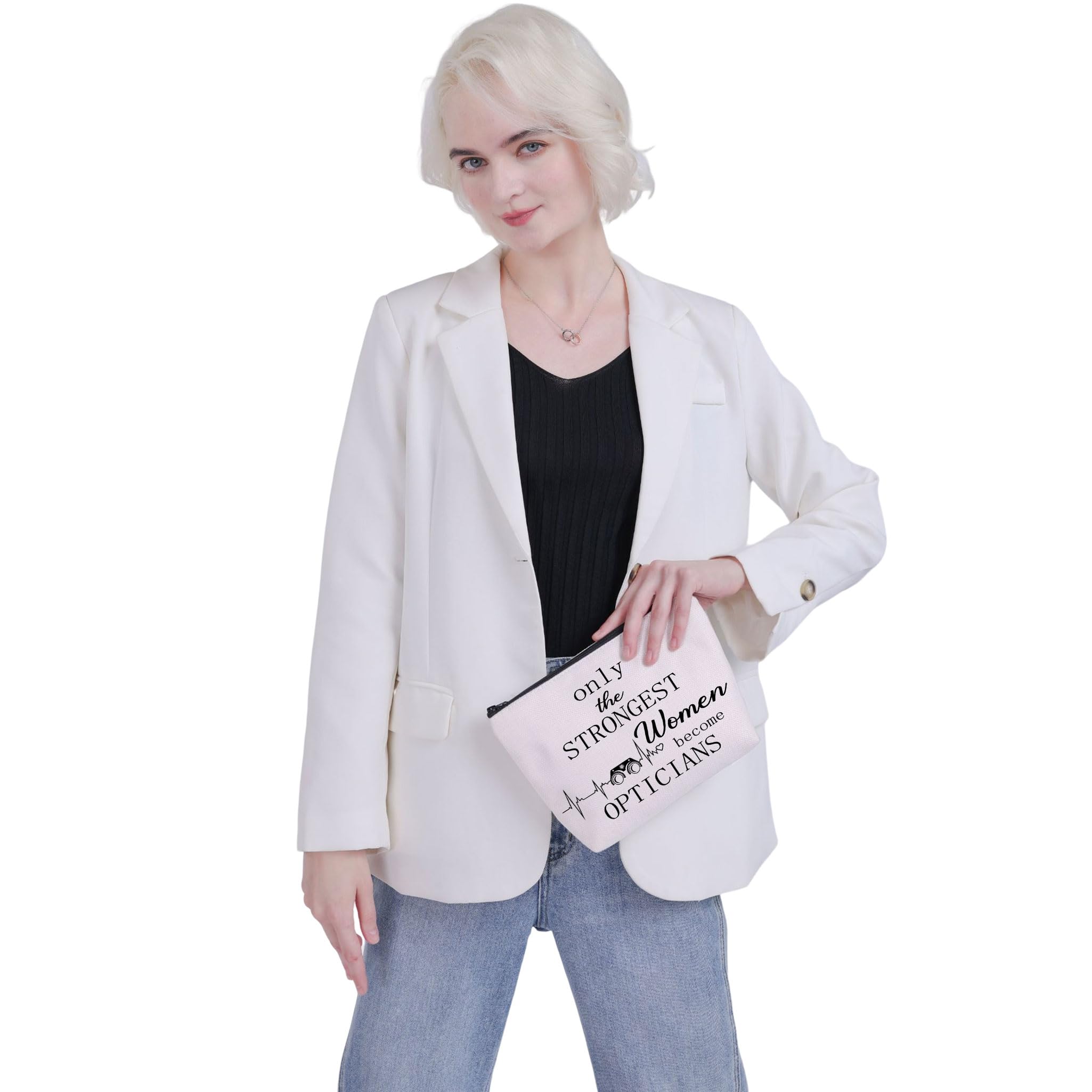 Stylish Optician Gifts for Women - Premium Makeup Bag for Optometrists, Eye Technicians & Doctors | Perfect for Work, Travel & Everyday Use