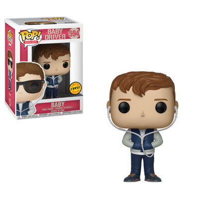 Funko Pop! Vinyl Figure - Baby from Baby Driver (Chase Variant #594) - Collectible Movie Merchandise for Fans & Gift for Action Film Lovers