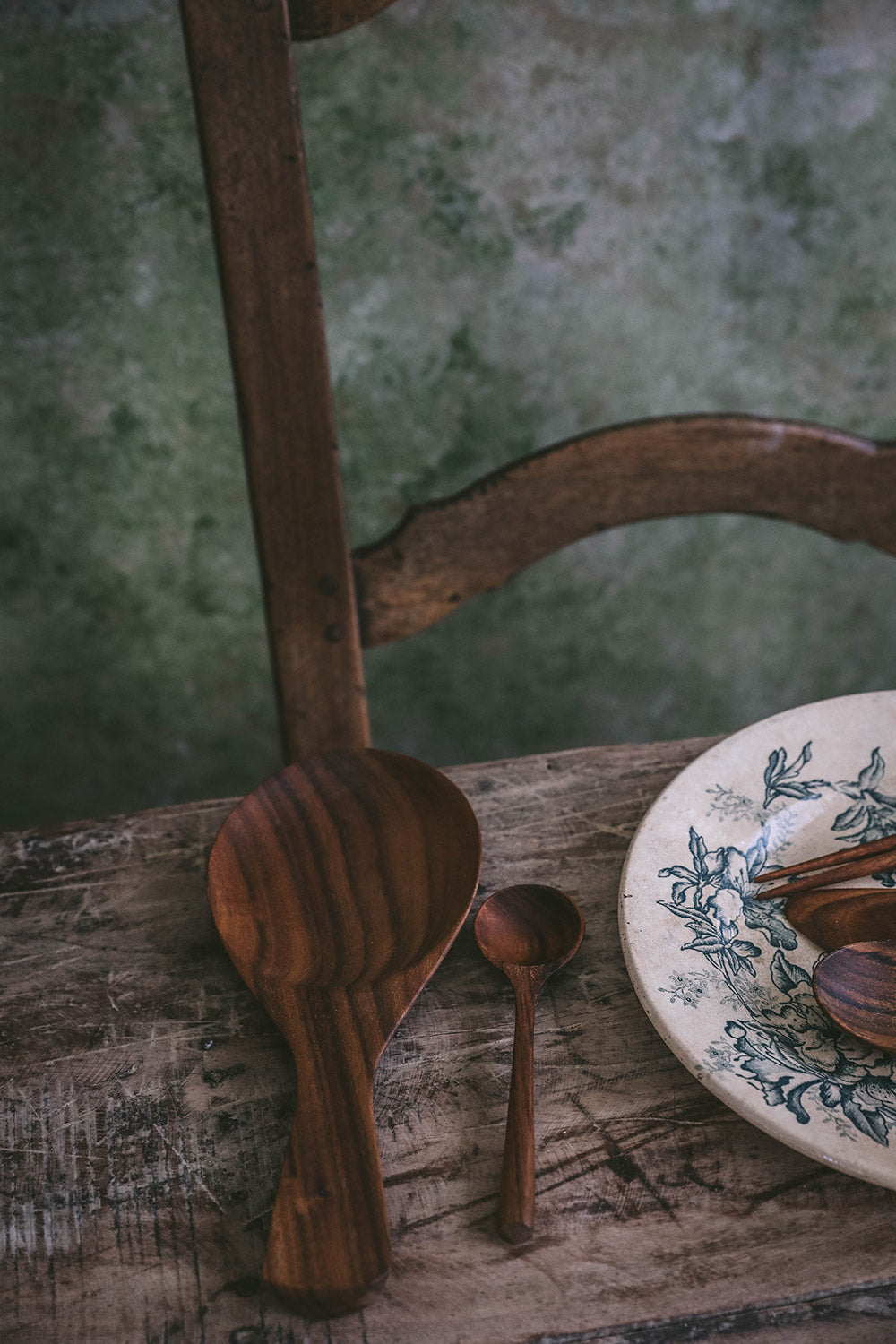 Premium Acacia Wooden Scoop Spoon - Natural Kitchen Utensil for Coffee, Sugar & Spices - Perfect for Baking, Cooking & Serving