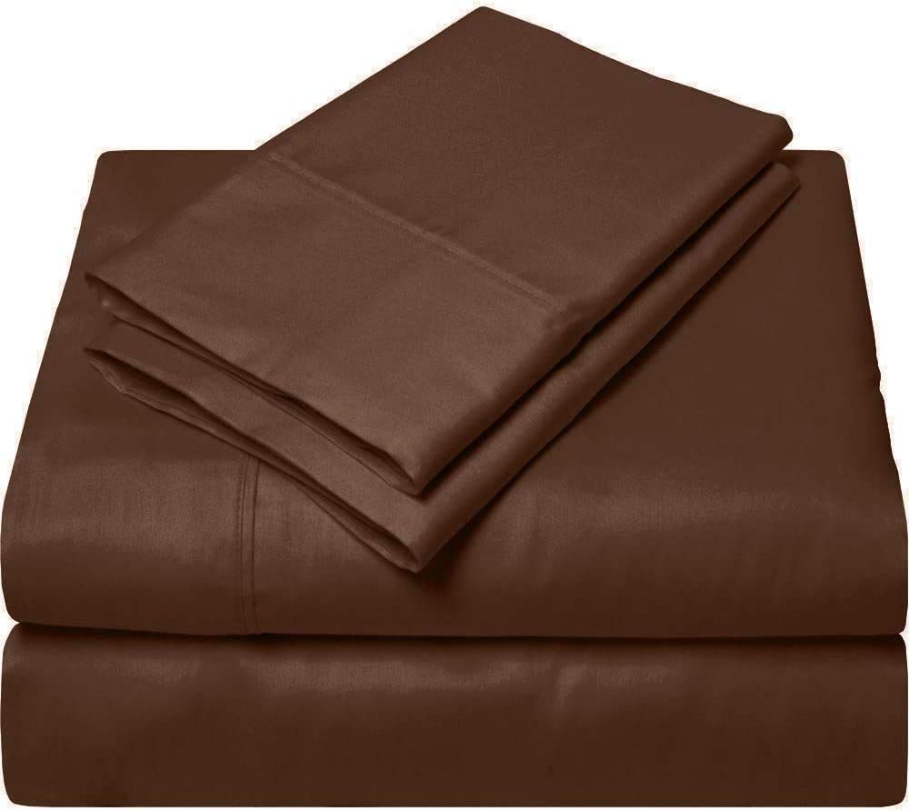 Premium 4-Piece 100% Egyptian Cotton Bed Sheet Set - 1500 Thread Count, Heavyweight, Fits 15-20