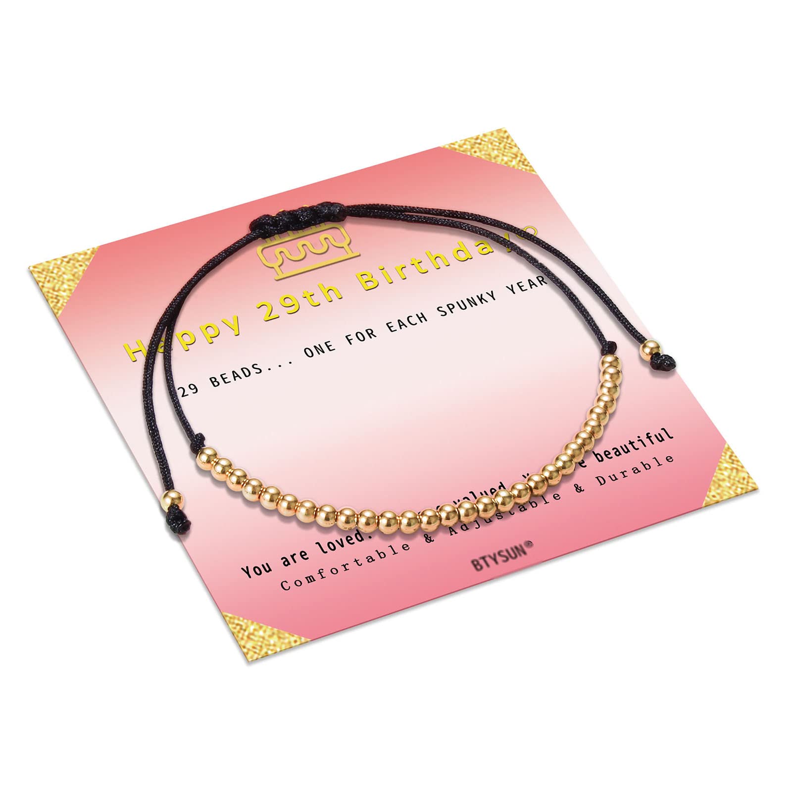 Adjustable Birthday Bracelets for Women - Silver/Gold/Rose Gold Beaded Jewelry Gifts for Teen Girls, Daughter, Girlfriend, Wife, Sister & Best Friend - Perfect for Birthdays, Christmas & Special Occasions - 14th to 35th Anniversary Gifts - Elegant Everyday Wear & Party Accessories