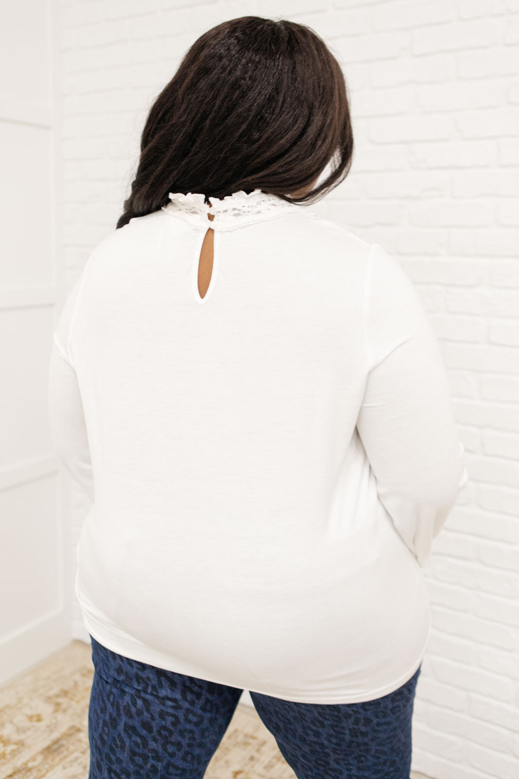 Picture This Top in Off White - Stylish Women's Blouse for Casual Wear, Office & Date Night Outfits