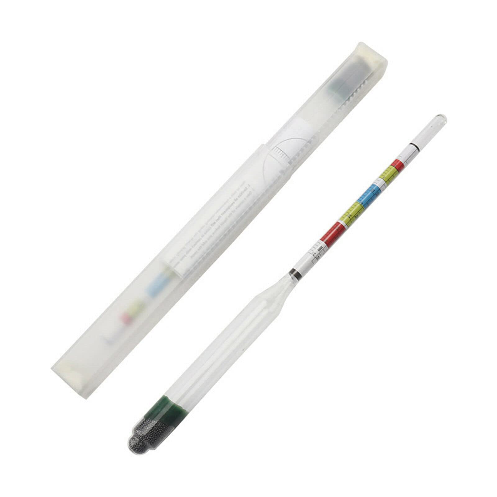 Triple Scale Beer and Wine Hydrometer - High Precision Specific Gravity, Brix & Balling Tester for Home Brewing, Winemaking, and Craft Beer Making | Perfect for Measuring Alcohol Content and Fermentation Progress