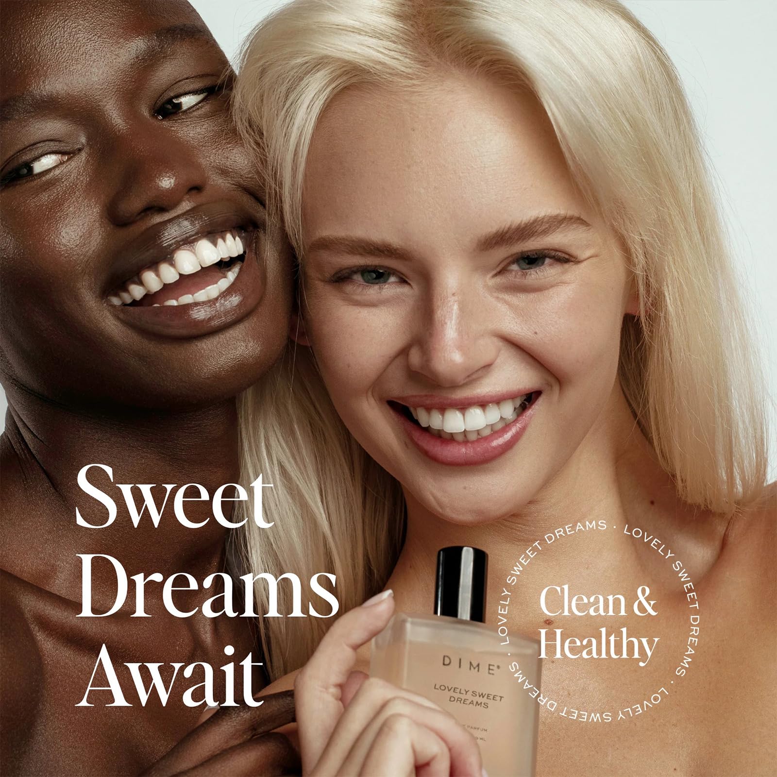 Dime Beauty Lovely Sweet Dreams Perfume for Women - 1.7 oz / 50 ml Eau de Toilette with Warm Vanilla & Floral Scent | Hypoallergenic, Clean Fragrance | Perfect for Date Nights, Office Wear & Everyday Elegance (Packaging May Vary)