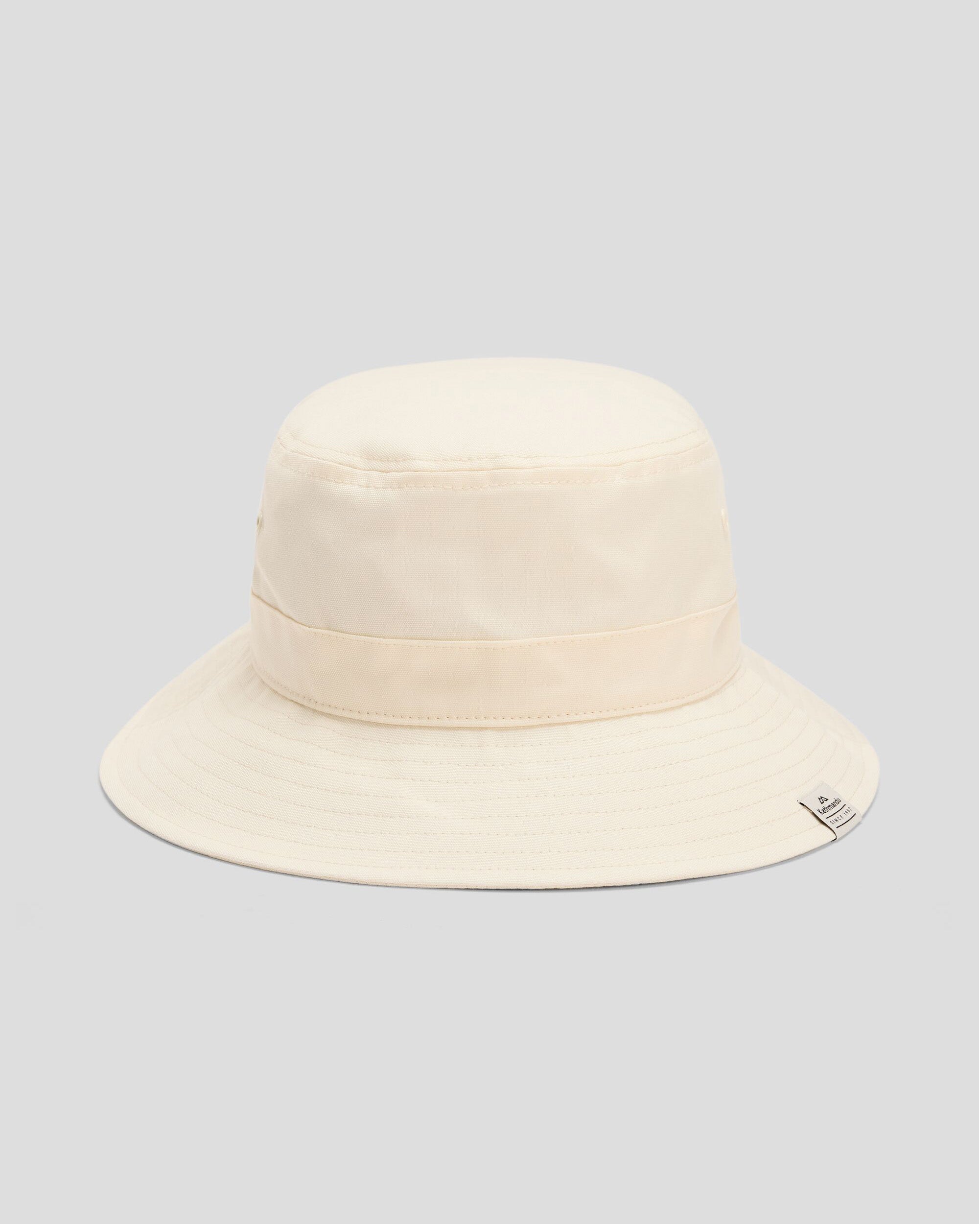 Stylish Cotton Canvas Bucket Hat - Natural Color Sun Protection for Outdoor Activities, Beach, Hiking & Travel